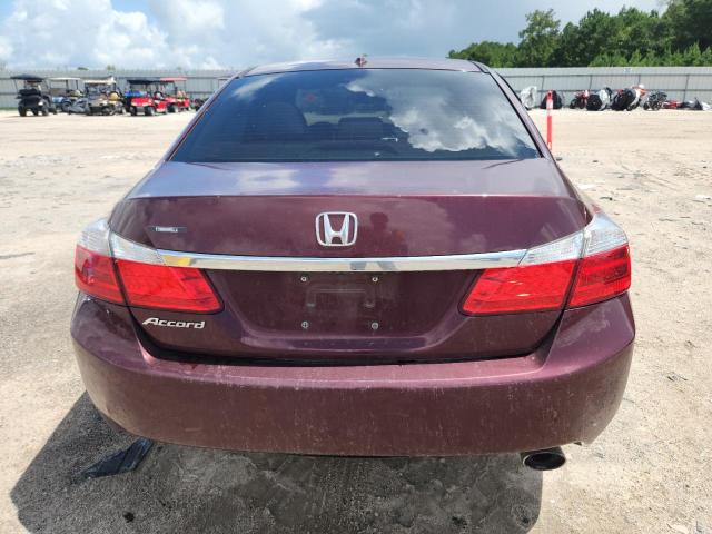 1HGCR2F80DA213642 - 2013 HONDA ACCORD EXL მუქწითელი ფოტო 6