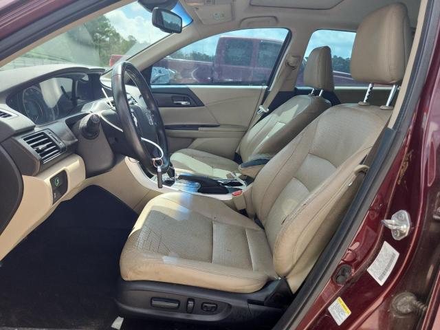 1HGCR2F80DA213642 - 2013 HONDA ACCORD EXL მუქწითელი ფოტო 7