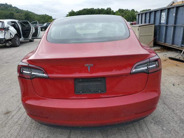 5YJ3E1EA7NF370764 - 2022 TESLA MODEL 3 RED photo 6