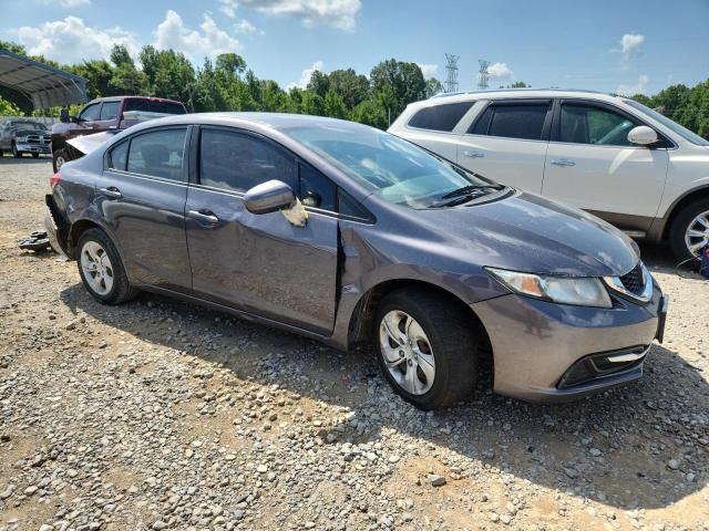 19XFB2F55FE121478 - 2015 HONDA CIVIC LX Gris foto 4