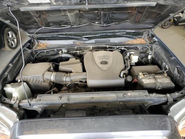 3TMDZ5BNXHM027664 - 2017 TOYOTA TACOMA DOUBLE CAB GRAY photo 11