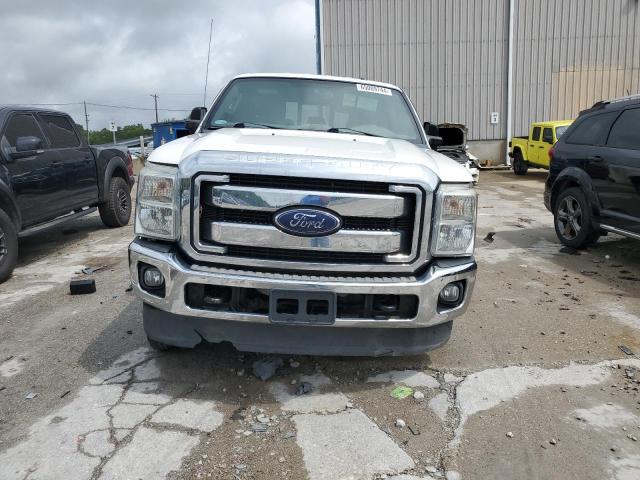 1FT8W3BT0EEA00729 - 2014 FORD F350 SUPER DUTY WHITE photo 5