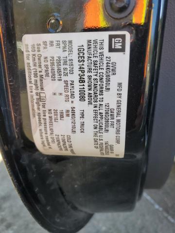 1GCES14P34B110080 - 2004 CHEVROLET SSR 黑色 照片 10