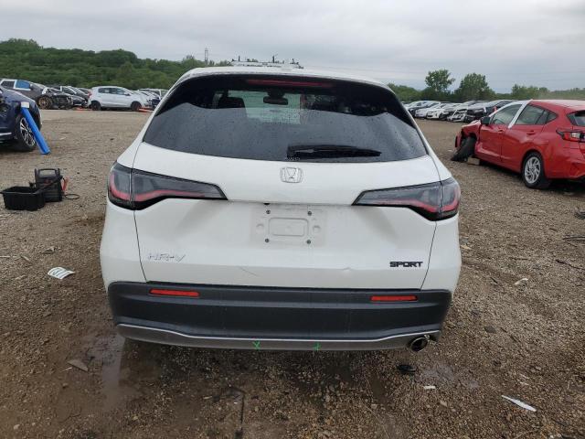 3CZRZ2H5XRM769344 - 2024 HONDA HR-V SPORT WHITE photo 6