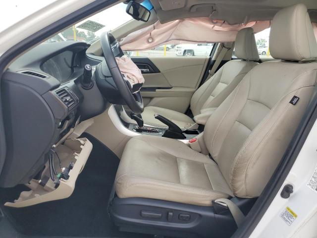 1HGCR2F89DA001466 - 2013 HONDA ACCORD EXL Weiß Foto 14
