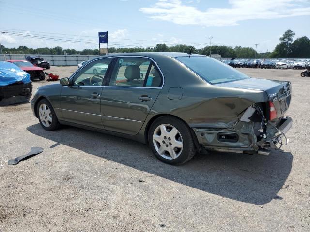 JTHBN36F155003473 - 2005 LEXUS LS 430 GREEN photo 2