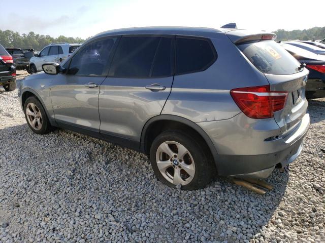 5UXWX5C52CL728639 - 2012 BMW X3 XDRIVE28I GRAY photo 2