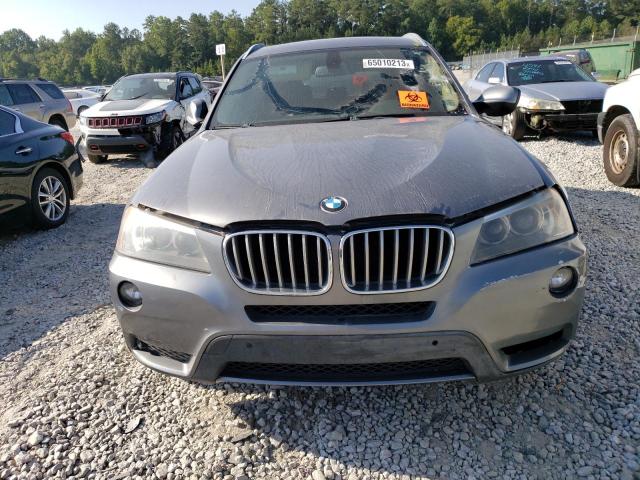 5UXWX5C52CL728639 - 2012 BMW X3 XDRIVE28I GRAY photo 5