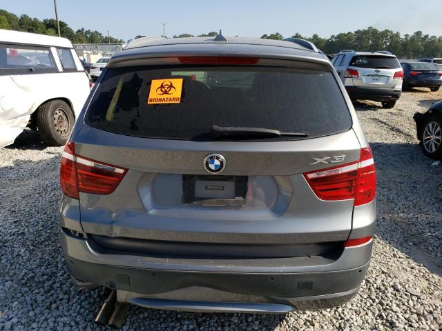 5UXWX5C52CL728639 - 2012 BMW X3 XDRIVE28I GRAY photo 6