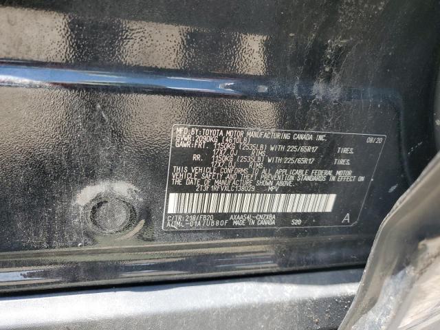 2T3F1RFVXLC138029 - 2020 TOYOTA RAV4 LE BLACK photo 14