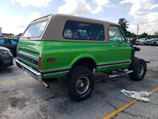 CKE182S156092 - 1972 CHEVROLET BLAZER K5 GREEN photo 3