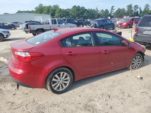 KNAFX4A64E5123436 - 2014 KIA FORTE LX RED photo 3