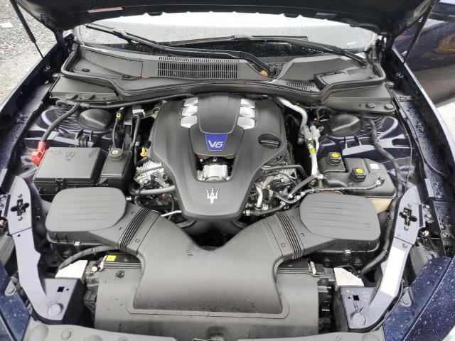 ZAM57RTL4H1223767 - 2017 MASERATI GHIBLI S BLUE photo 11
