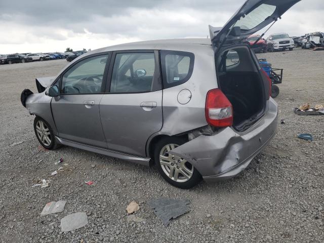 JHMGD37607S054474 - 2007 HONDA FIT S SILVER photo 2