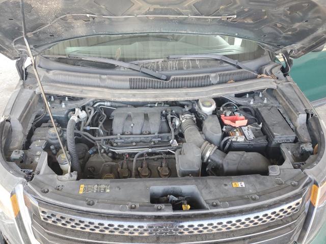 1FM5K8AR6EGB45419 - 2014 FORD EXPLORER POLICE INTERCEPTOR GREEN photo 11