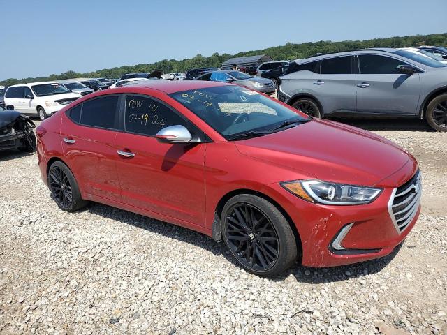 5NPD74LF1JH376831 - 2018 HYUNDAI ELANTRA SE RED photo 4