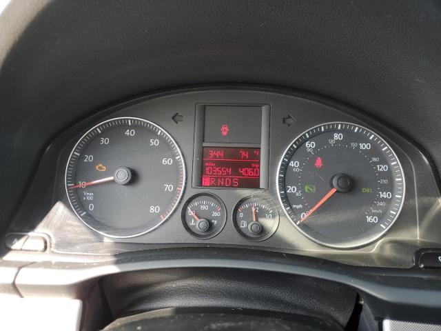 3VWRJ71K19M043329 - 2009 VOLKSWAGEN JETTA WOLFSBURG 黑色 照片 8