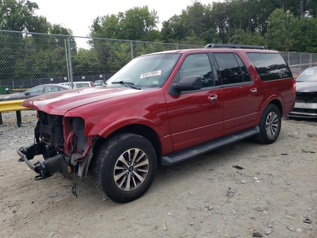 1FMJK1JT5FEF45129 - 2015 FORD EXPEDITION EL XLT RED photo 1