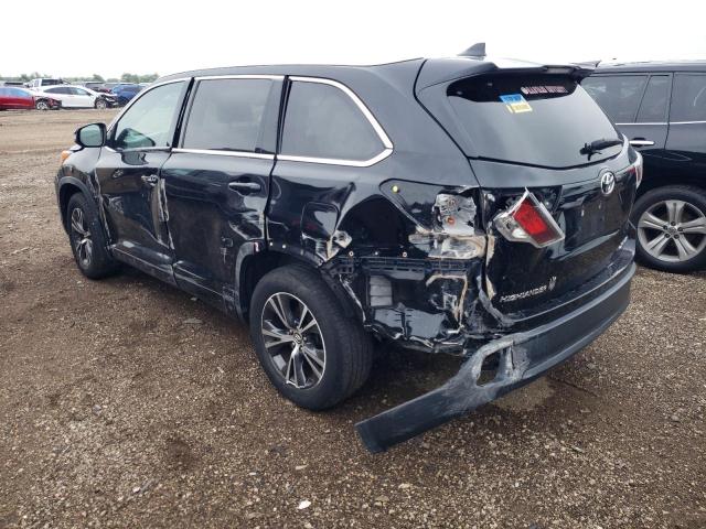 5TDJKRFH9GS337175 - 2016 TOYOTA HIGHLANDER XLE BLACK photo 2