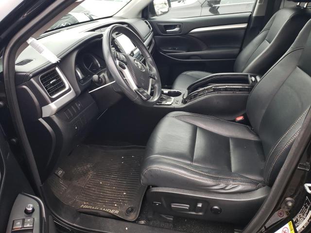 5TDJKRFH9GS337175 - 2016 TOYOTA HIGHLANDER XLE BLACK photo 7