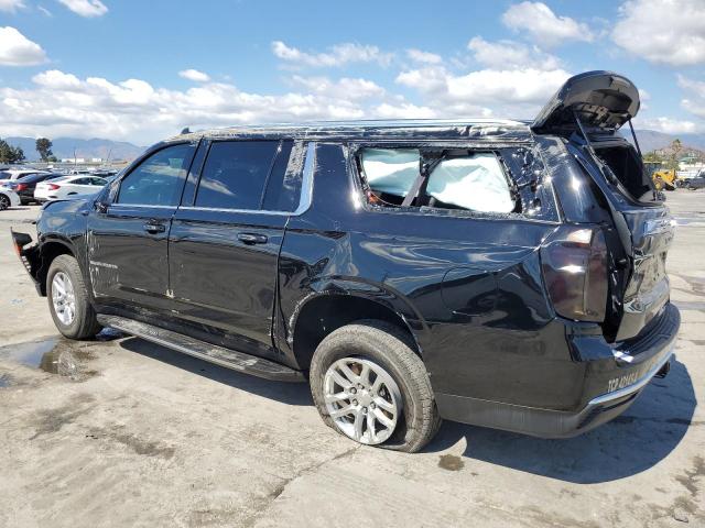 1GNSCCKD3NR324250 - 2022 CHEVROLET SUBURBAN C1500 LT BLACK photo 2