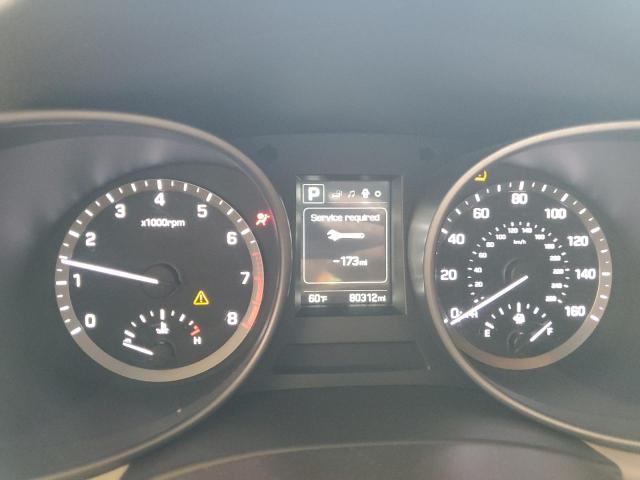 5XYZUDLB3HG435973 - 2017 HYUNDAI SANTA FE S BLUE photo 9