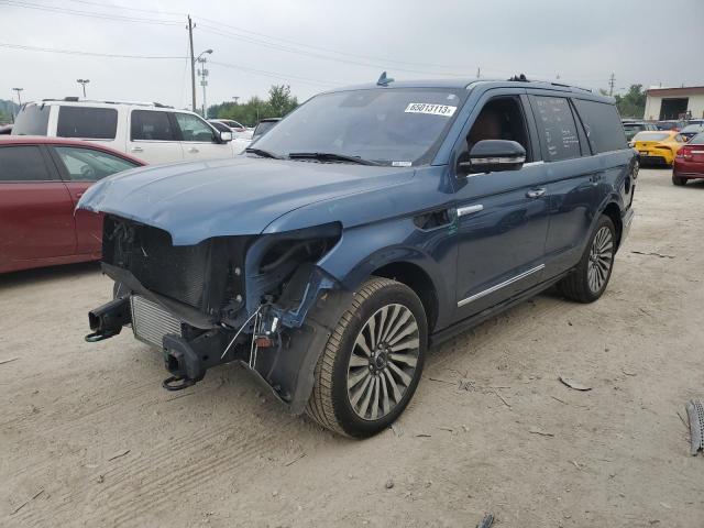 5LMJJ2LT3JEL18470 - 2018 LINCOLN NAVIGATOR RESERVE BLUE photo 1