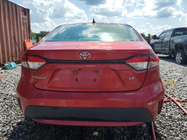 5YFEPMAE2MP211442 - 2021 TOYOTA COROLLA LE RED photo 6