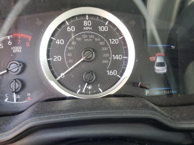 5YFEPMAE2MP211442 - 2021 TOYOTA COROLLA LE RED photo 9