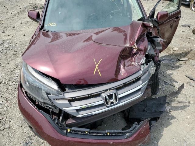 5J6RM4H51DL033087 - 2013 HONDA CR-V EX BURGUNDY photo 11