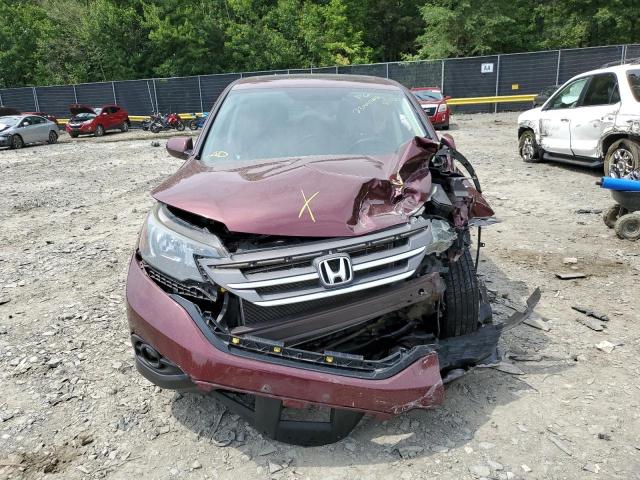 5J6RM4H51DL033087 - 2013 HONDA CR-V EX BURGUNDY photo 5