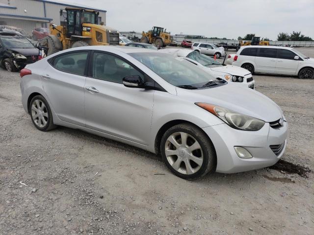 KMHDH4AE0BU144635 - 2011 HYUNDAI ELANTRA GLS SILVER photo 4