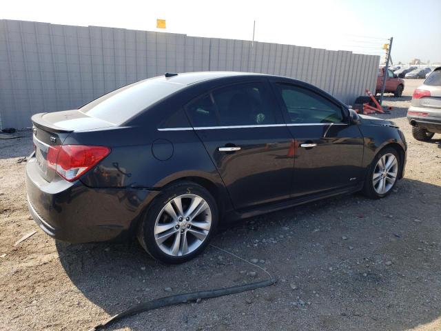 1G1PH5S99B7298244 - 2011 CHEVROLET CRUZE LTZ GRAY photo 3