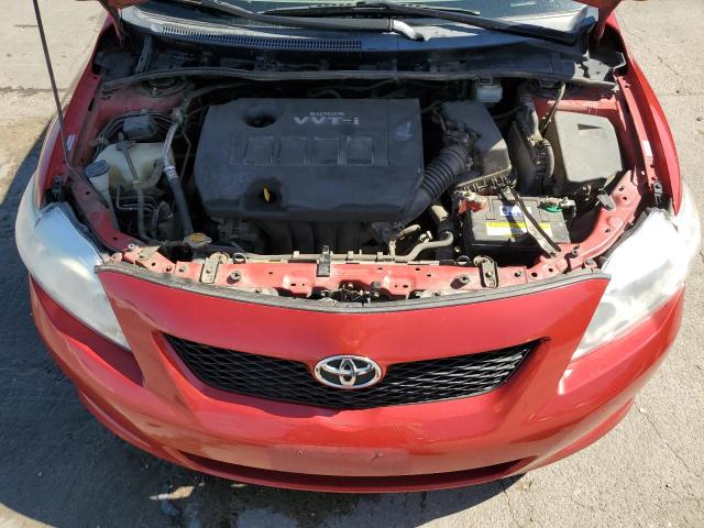 1NXBU4EE1AZ255335 - 2010 TOYOTA COROLLA BASE RED photo 11