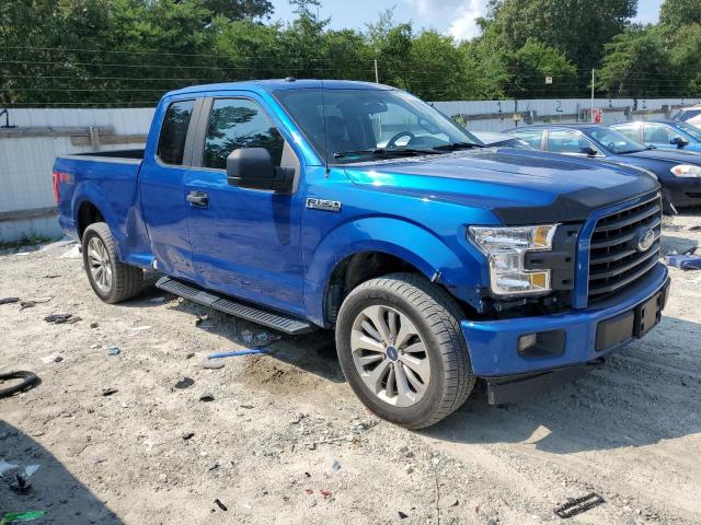 1FTFX1EF9HFB06979 - 2017 FORD F150 SUPER CAB BLUE photo 4