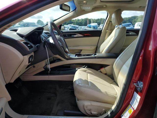 3LN6L2G95DR813174 - 2013 LINCOLN MKZ RED photo 7