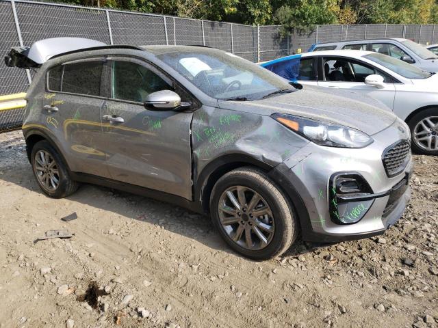 KNDP63AC7M7916596 - 2021 KIA SPORTAGE S SILVER photo 4