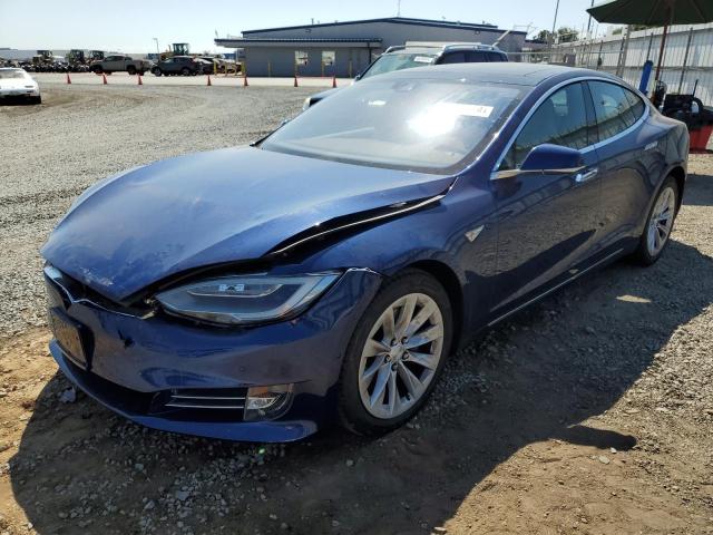 5YJSA1E1XGF143840 - 2016 TESLA MODEL S ლურჯი ფოტო 1