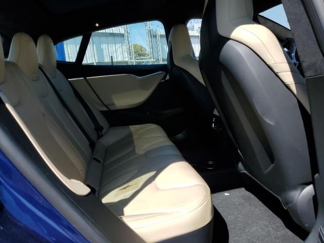5YJSA1E1XGF143840 - 2016 TESLA MODEL S ლურჯი ფოტო 10