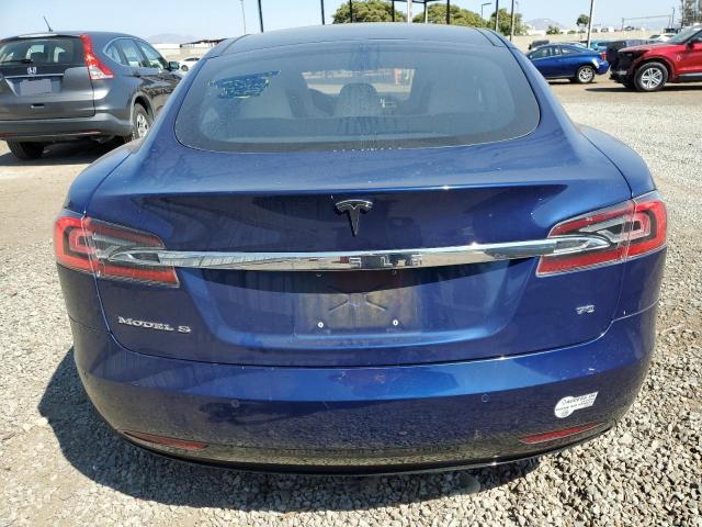 5YJSA1E1XGF143840 - 2016 TESLA MODEL S ლურჯი ფოტო 6