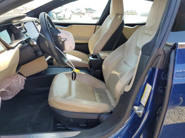 5YJSA1E1XGF143840 - 2016 TESLA MODEL S ლურჯი ფოტო 7