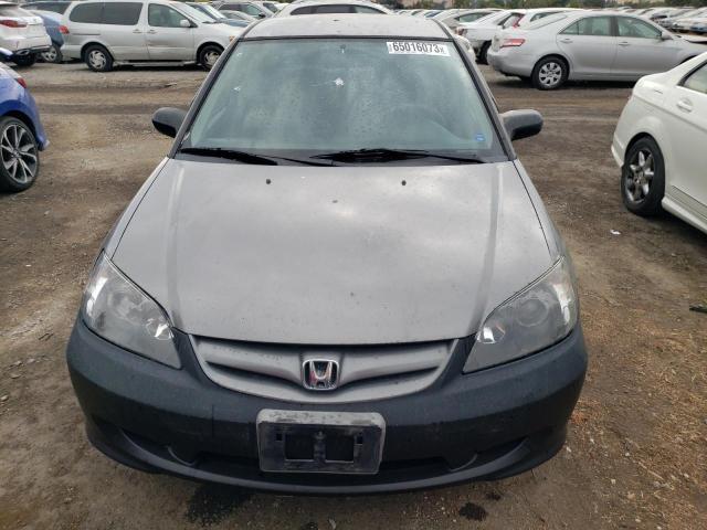 2HGES16385H506736 - 2005 HONDA CIVIC DX VP Grau Foto 5