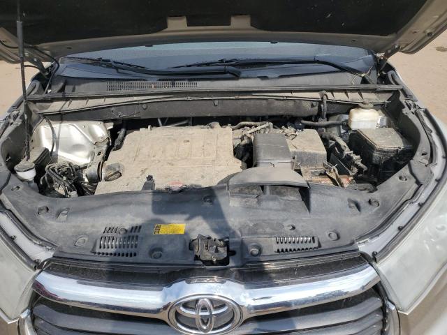 5TDJKRFH4GS343417 - 2016 TOYOTA HIGHLANDER XLE TAN photo 12