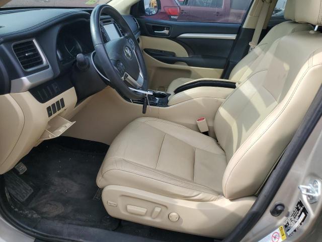 5TDJKRFH4GS343417 - 2016 TOYOTA HIGHLANDER XLE TAN photo 7