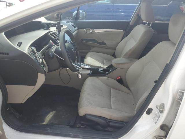 2HGFB2F85EH550182 - 2014 HONDA CIVIC EX WHITE photo 7