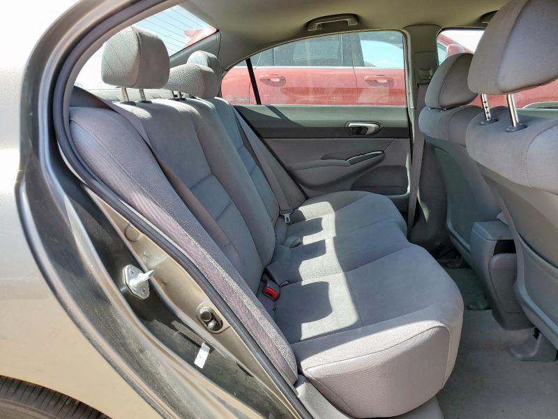 JHMFA16507S009021 - 2007 HONDA CIVIC LX GRAY photo 10