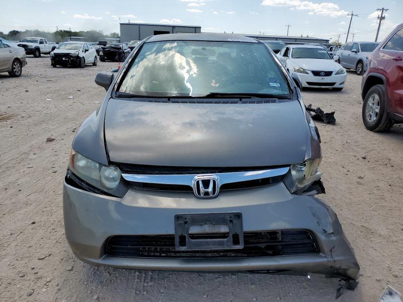 JHMFA16507S009021 - 2007 HONDA CIVIC LX GRAY photo 5