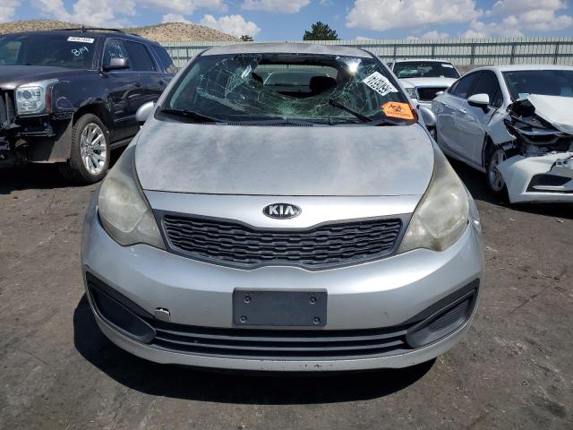 KNADM4A39E6362366 - 2014 KIA RIO LX SILVER photo 5