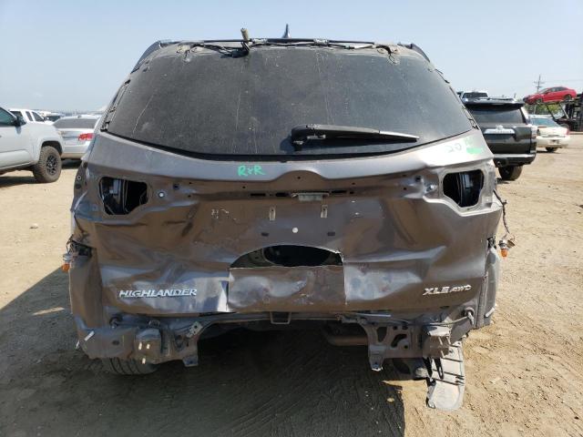 5TDJKRFH1GS500403 - 2016 TOYOTA HIGHLANDER XLE Boz foto 6