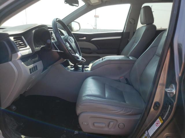 5TDJKRFH1GS500403 - 2016 TOYOTA HIGHLANDER XLE Boz foto 7